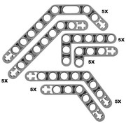 Technic Angle Beams