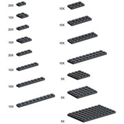Black Plates - Large Package