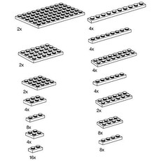 Plates Black (set 9932-1)