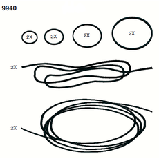 Rubber Bands and String (set 9940-1)