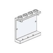 1 x 4 x 3 Train Window Clear