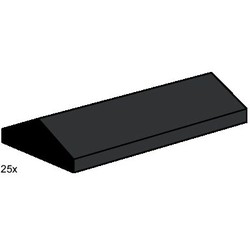 2 x 4 Ridge Roof Tile Low Sloped Black