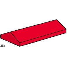 2 x 4 Ridge Roof Tile Low Sloped Red (set B005-1)