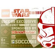 Mini Republic Dropship & AT-TE Brickmaster SDCC 09 Exclusive