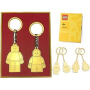 Dad & Child Gold Keychain