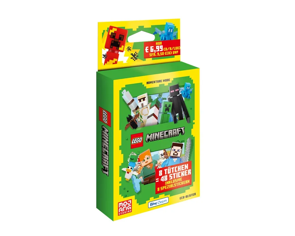 LEGO Set ECOBOOSTER-1 Minecraft Sticker Collection: Adventure Mode ...