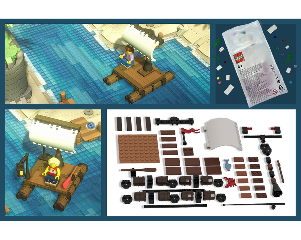 LEGO Set EG00013-1 Caribbean Raft (2023 Other) | Rebrickable - Build ...