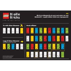 Braille - Norwegian Alphabet (set EG00137-1)