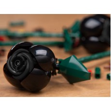 2x Black Roses (set EG00151-1)