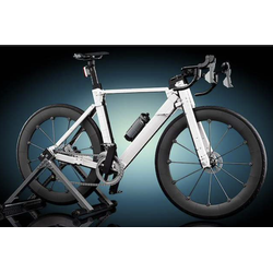 White Road Bike