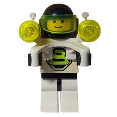 Blacktron II - Jetpack, 3626b Head (fig-000107)