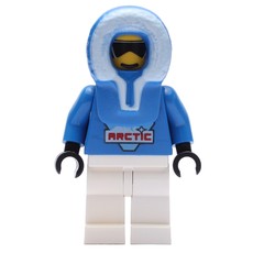 Blue Torso, White Legs, Blue Arctic Hood (fig-000167)