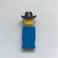 LEGOLAND Blue Torso, Blue Legs, Blue Cowboy Hat (fig-000206)