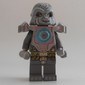 Grumlo with Flat Silver Shoulder Armor