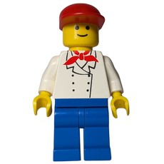 Chef, Red Neckerchief, Blue Legs, Red Cap (fig-000215)