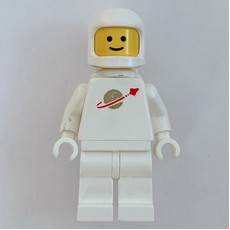 Classic Spaceman, White with Airtanks (3842b Helmet) (fig-000263)