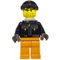 Snowboarder, Black Jacket, Black Hat, Neck Bracket