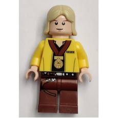 Luke Skywalker, Printed Medal, White Pupils (fig-000298)