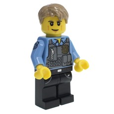 Chase McCain, Dark Bluish Gray Vest with Radio, Badge and Pouches over Medium Blue Shirt, Black Legs (fig-000324)