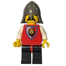 Knight (Royal Knights) - Black Legs, Dark Gray Neck-Protector (fig-000349)