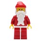 Santa, Plain Red with White Hips