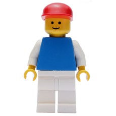 Blue Torso, White Legs, Red Cap (fig-000401)