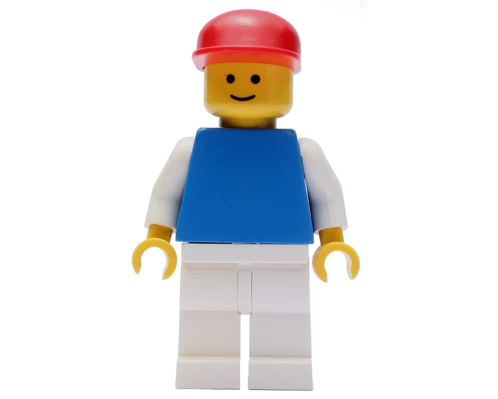 LEGO Set fig-000401 Blue Torso, White Legs, Red Cap | Rebrickable ...