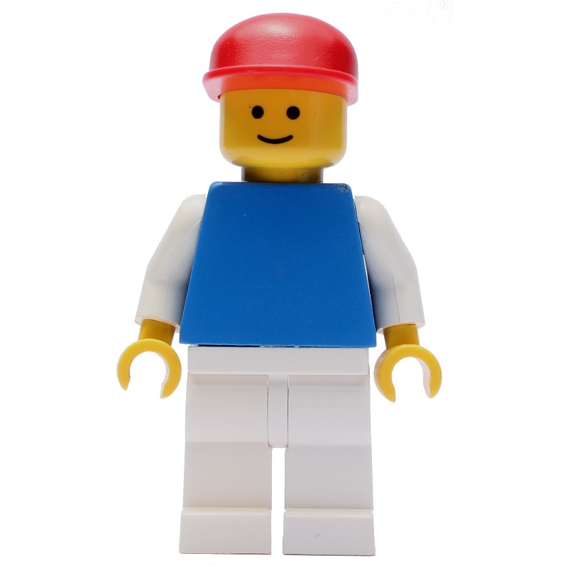 LEGO Set fig-000401 Blue Torso, White Legs, Red Cap | Rebrickable ...