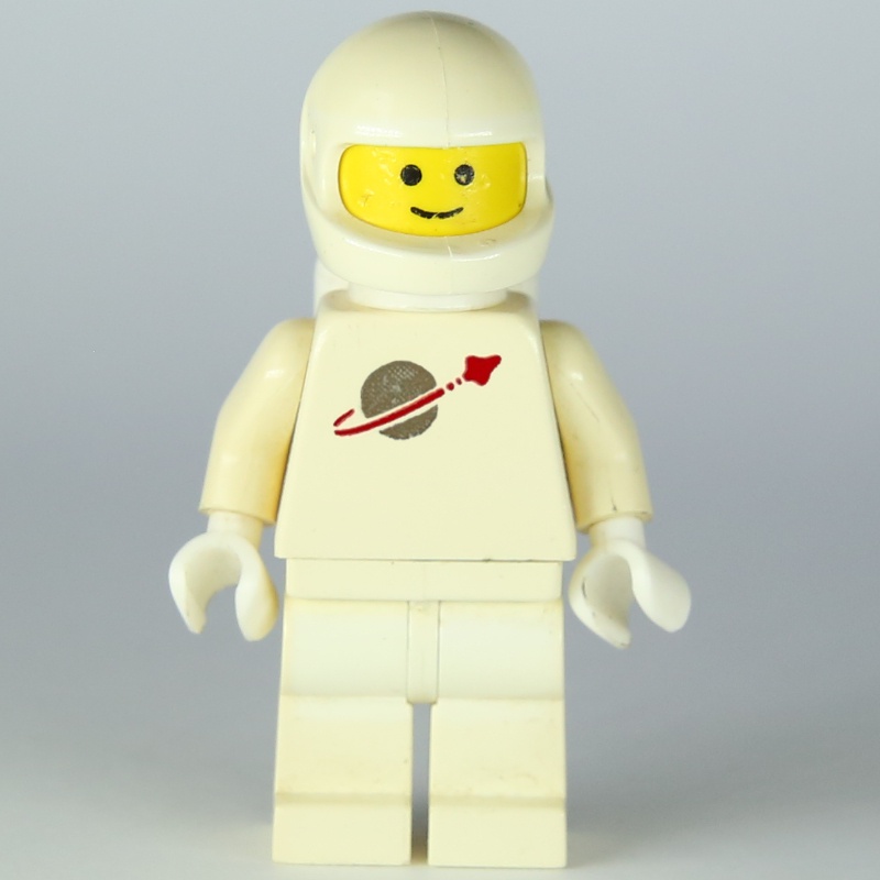 LEGO Set fig-000439 Classic Spaceman, White with Airtanks (2446 