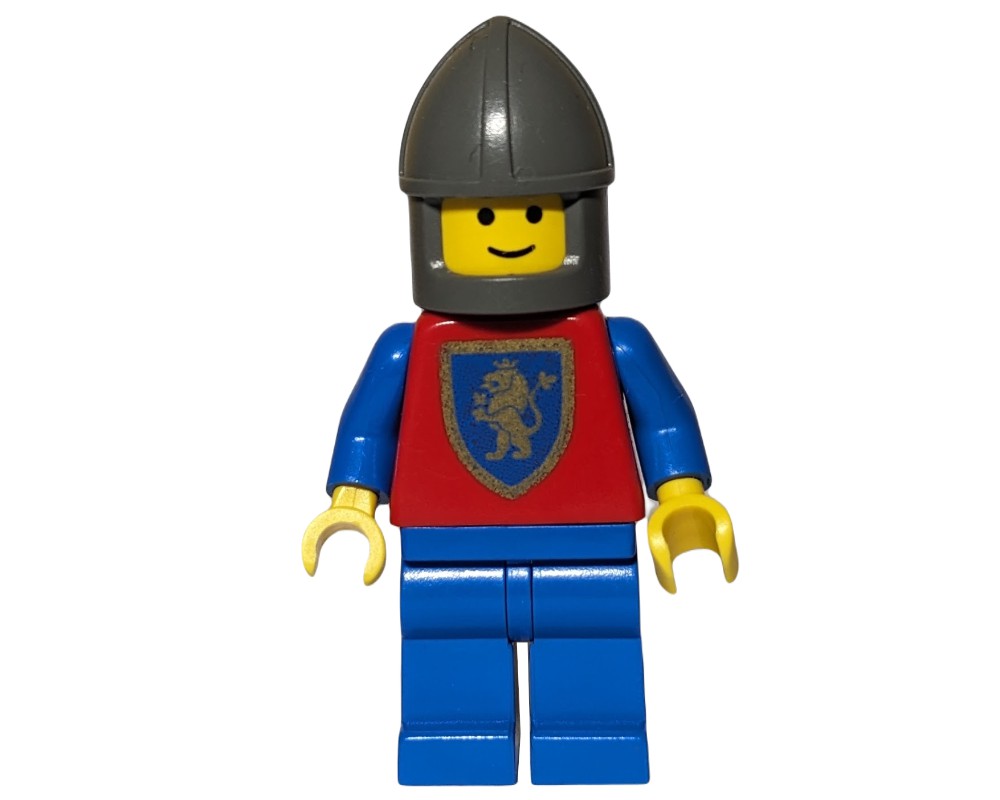 LEGO Set fig-000441 Knight (Crusader Lion) - Blue Legs and Hips, Chin ...