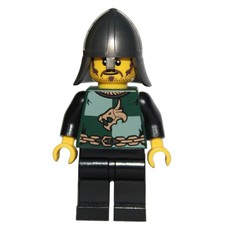 Dragon Knight, Dark Green, Pearl Titanium Helmet, Stubble (fig-000454)