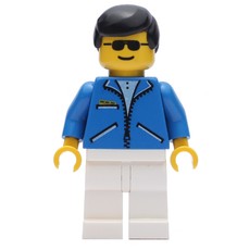 Blue Jacket, White Legs, Black Hair (fig-000467)