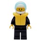 Man, Plain Black, Helmet and Visor