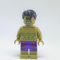 Hulk, Dark Purple Pants, Printed Dark Red Stripes and Avengers Logo