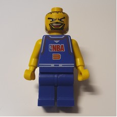 Basketball Player, Violet Torso, Violet Legs #3, Non-Spring Legs (fig-000497)