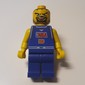 Basketball Player, Violet Torso, Violet Legs #3, Non-Spring Legs