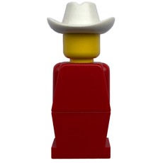 LEGOLAND Red with White Cowboy Hat (fig-000501)