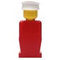 LEGOLAND Red Torso, Red Legs, White Hat