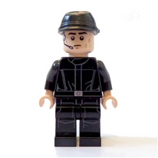Imperial Crew / Pilot, Black Uniform, Cavalry Cap, Light Nougat Hands (fig-000510)