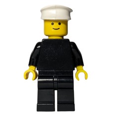 Black Torso, Black Legs, White Hat (fig-000534)