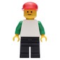 White Torso, Black Legs, Red Hat