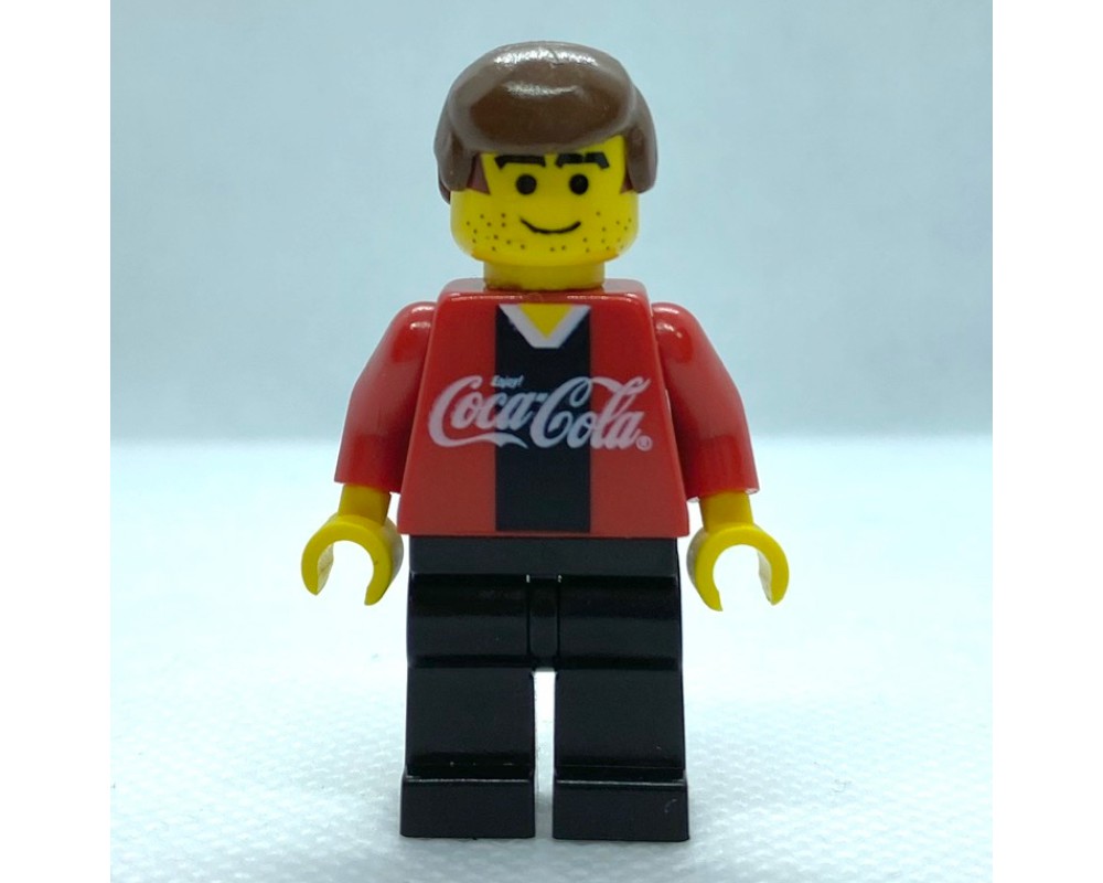 LEGO Set fig-000556 Soccer Player Coca-Cola Forward 1