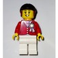 Red Riding Jacket with Award Ribbon, Black Riding Helmet, and White Legs