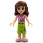 Olivia - Bright Pink Top, Lime Trousers