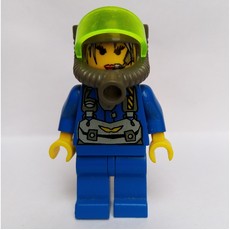 Jet, Trans-Neon Green Visor (fig-000690)