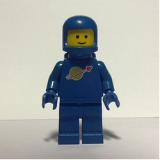 Classic Spaceman, Blue with Airtanks (3842b Helmet) (fig-000742)