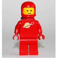 Classic Spaceman, Red with Airtanks (3842b Helmet) (fig-000745)