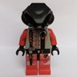 UFO Alien, Red, Plain Black Helmet