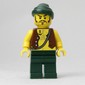 Pirate - Anchor Tattoo, Dark Green Legs, Dark Green Bandana