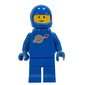 Classic Spaceman, Blue with Airtanks, Brown Eyebrows (2446 Helmet)